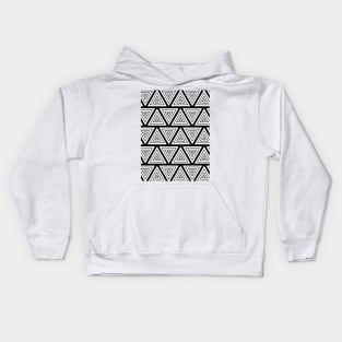 Triangular shaped seamless pattern Kids Hoodie